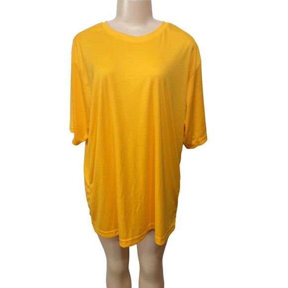 CHAMPRO Short Sleeve Top Adult XLarge Gold Polyester - Picture 1 of 3
